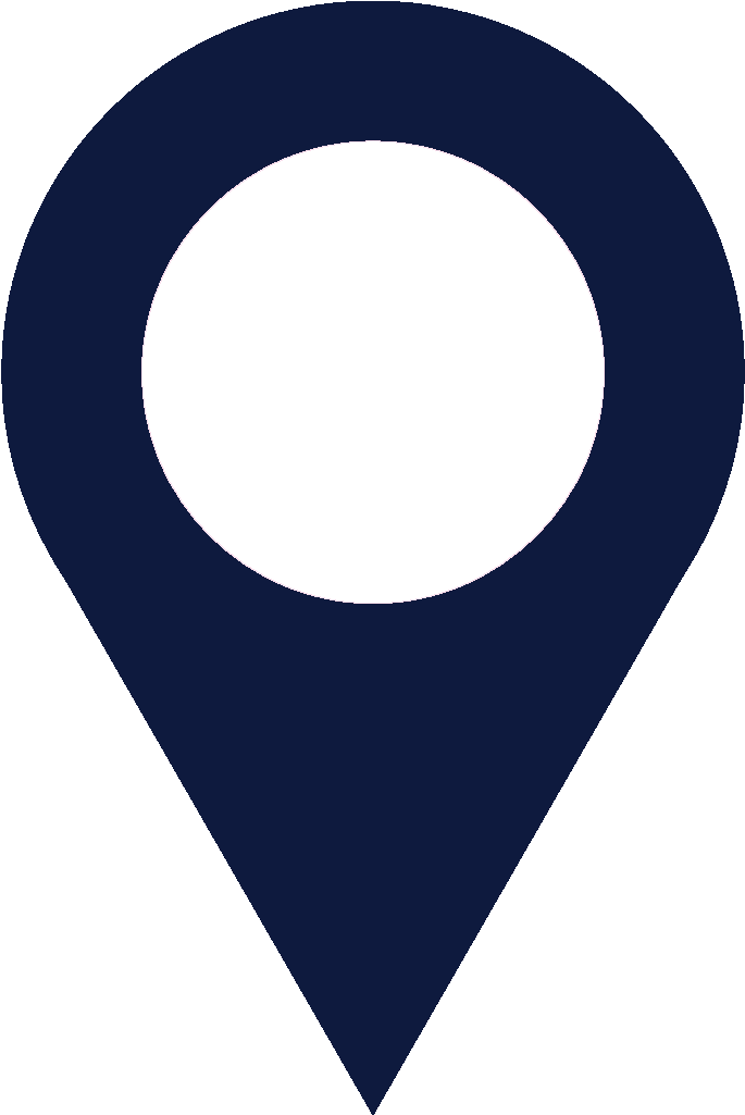 Blue Location Pin Icon PNG Image