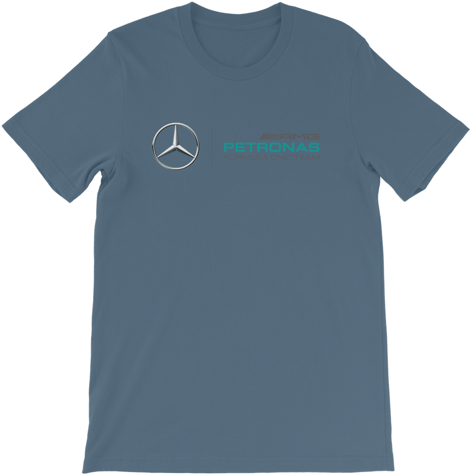 Blue Mercedes Petronas F1 Team Shirt PNG Image