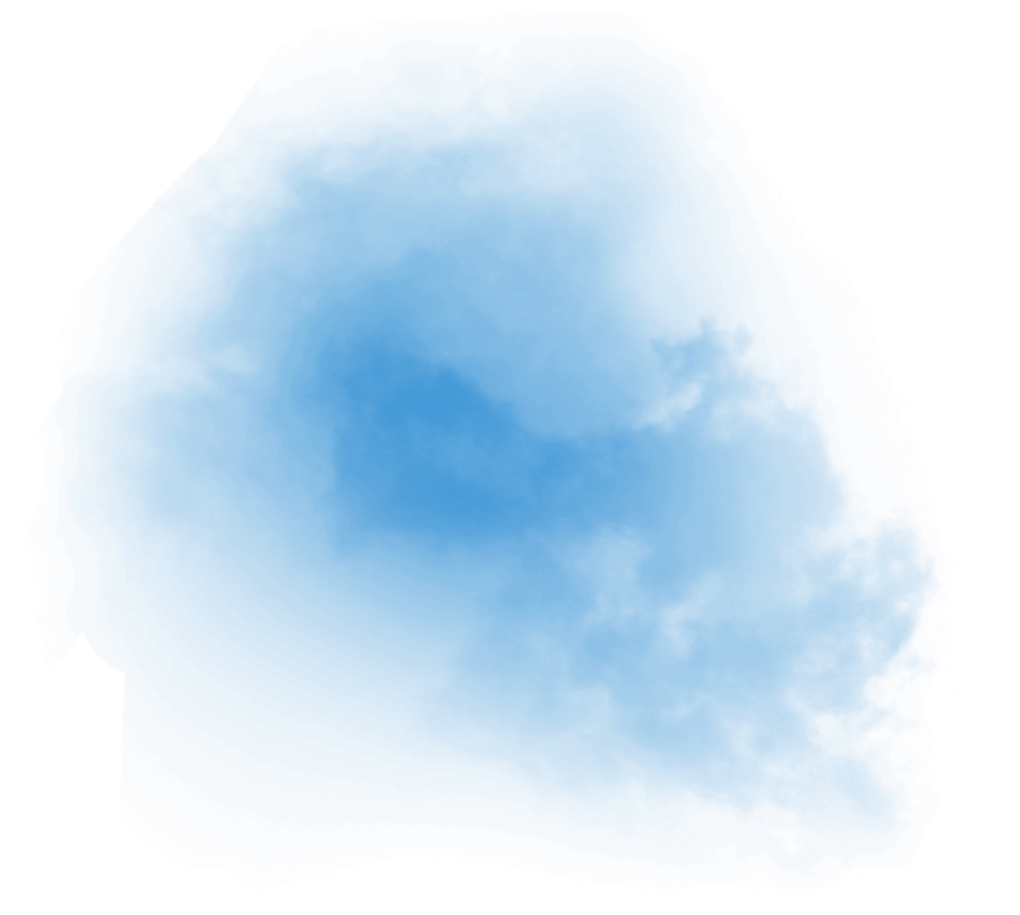 Blue Mist Abstract PNG Image