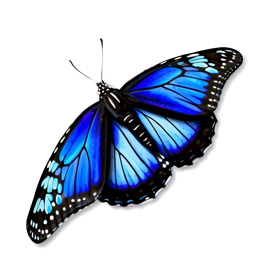 Blue Monarch Butterflies Png 55 PNG Image