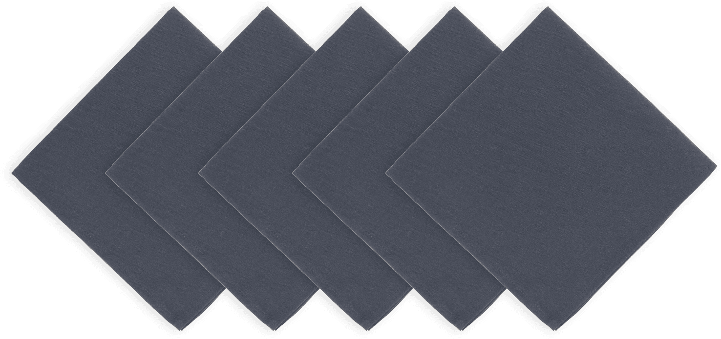 Blue Napkins Fanned Out PNG Image