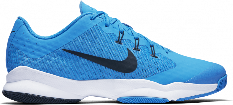 Blue Nike Basketball Shoe Side View PNG Image