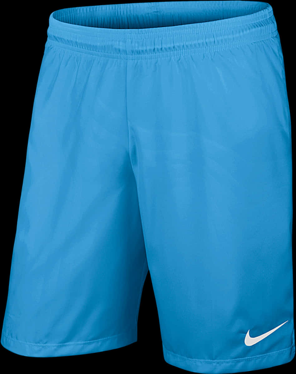 Blue Nike Running Shorts PNG Image