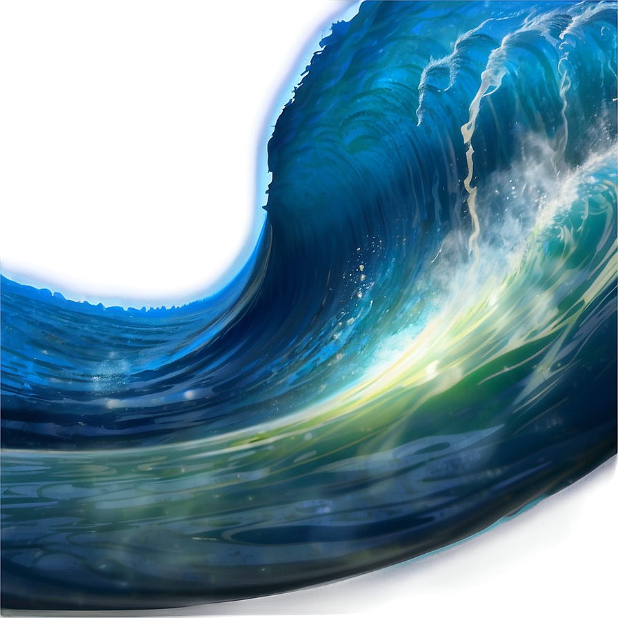 Blue Ocean Wave Png 06132024 PNG Image