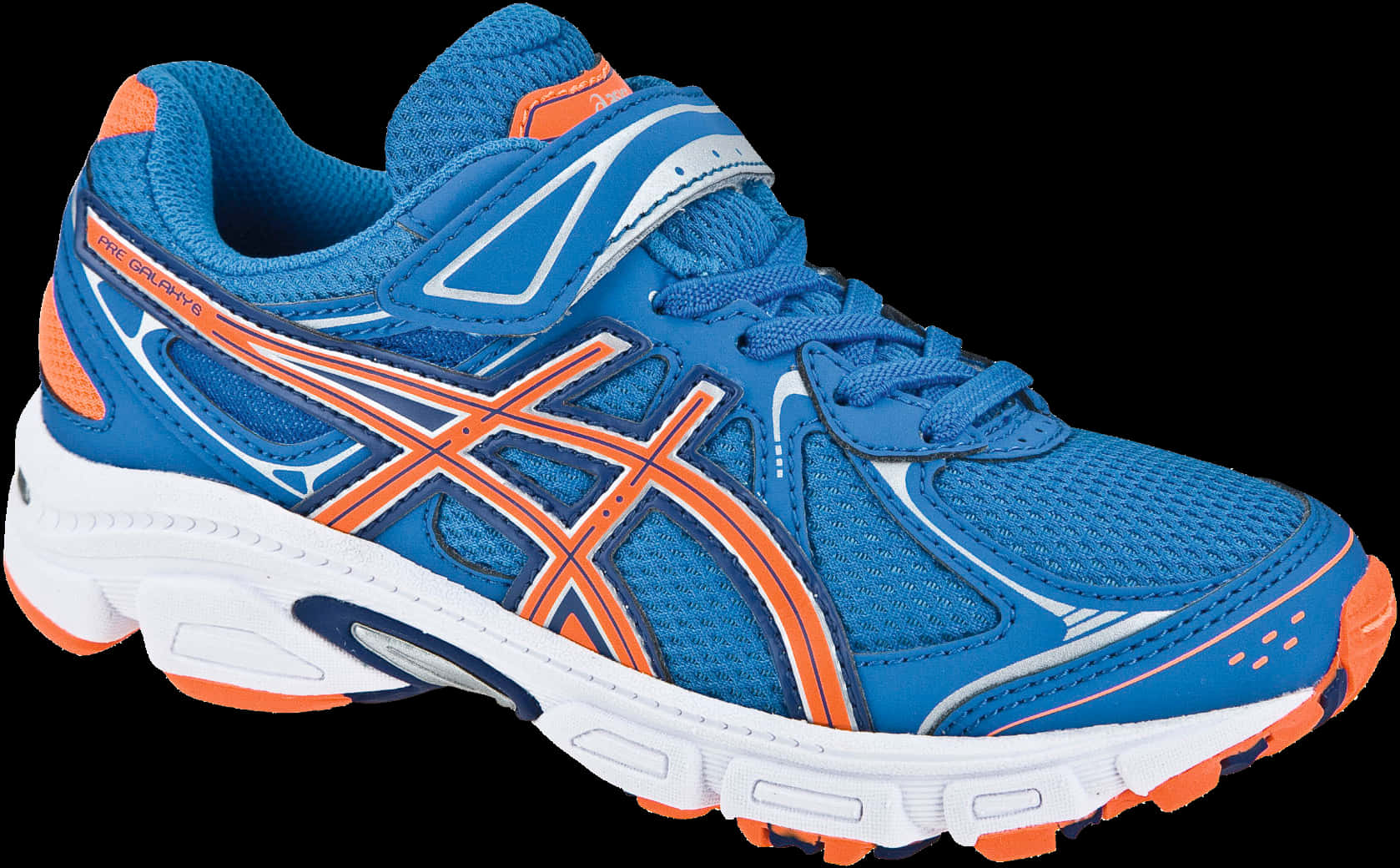 Blue Orange Running Shoe PNG Image