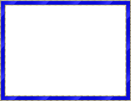 Blue Outlined Black Frame PNG Image