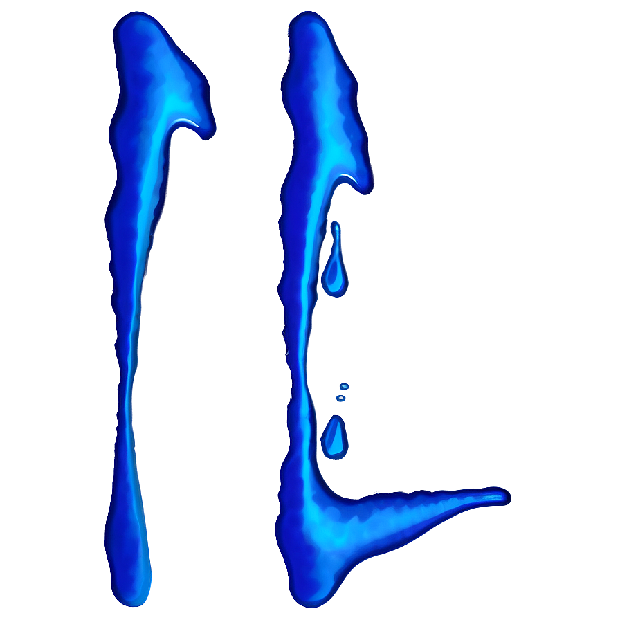 Blue Paint Streak Png 42 PNG Image