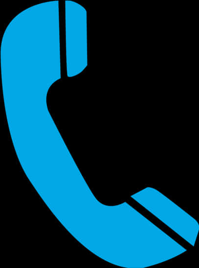 Blue Phone Icon PNG Image