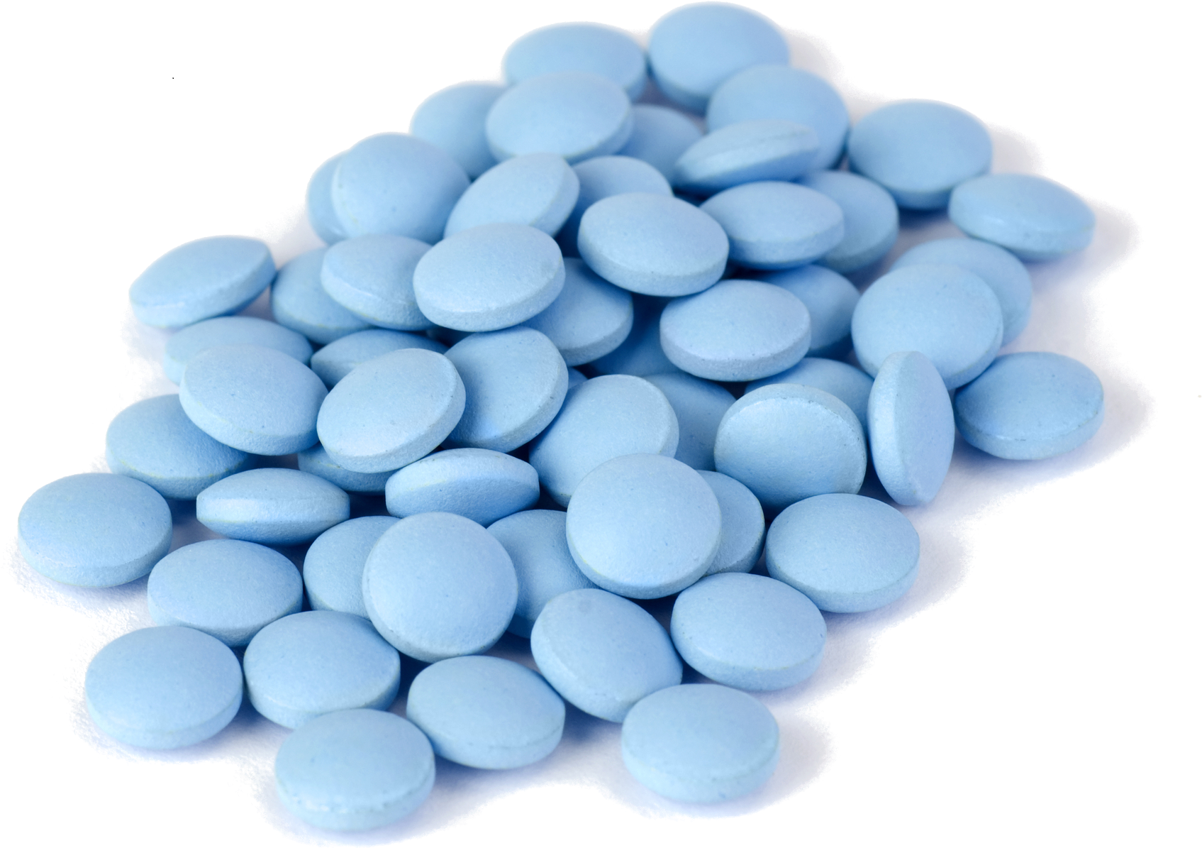 Blue Pills Heap Transparent Background PNG Image