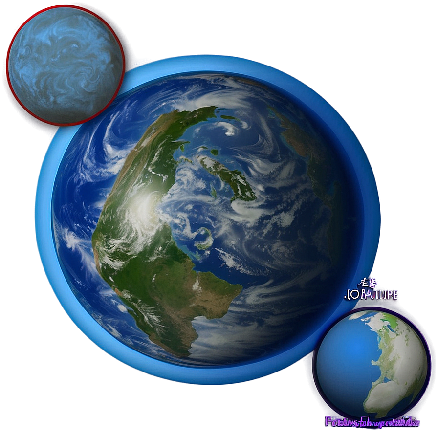 Blue Planet Eclipse Image Png Bdp38 PNG Image