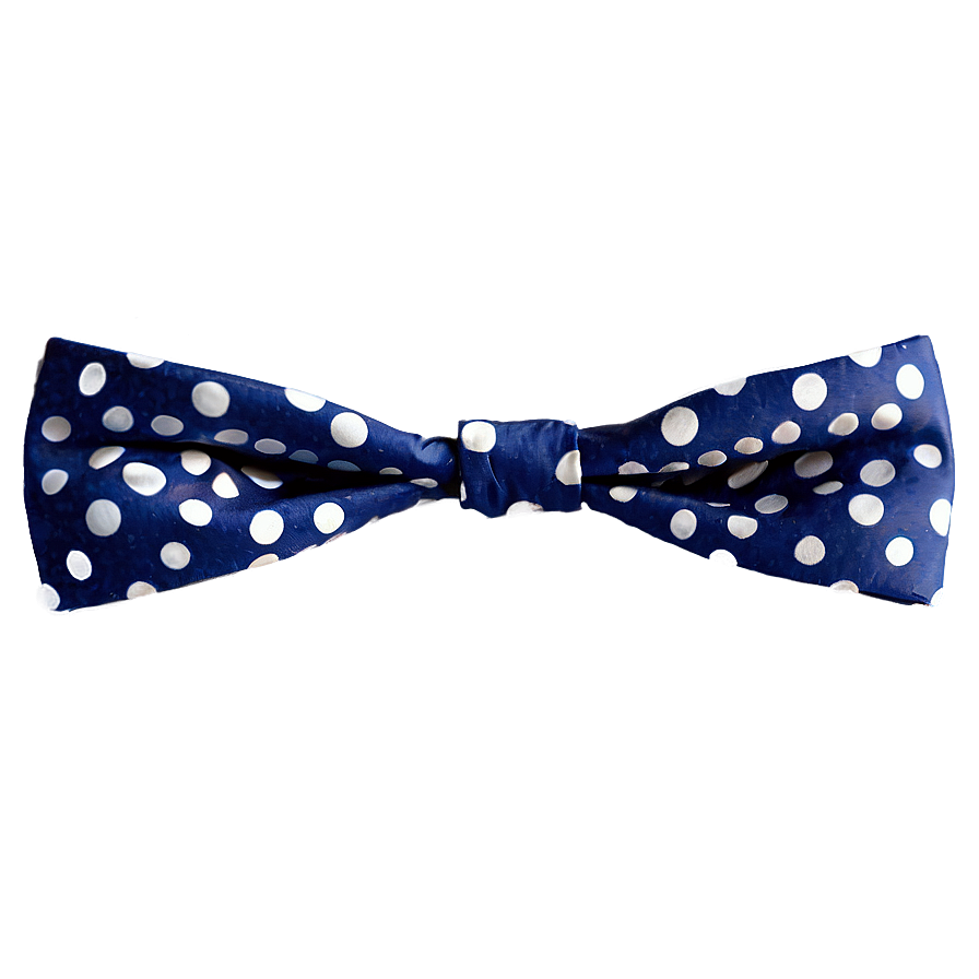 Blue Polka Dot Bow Tie Png 80 PNG Image