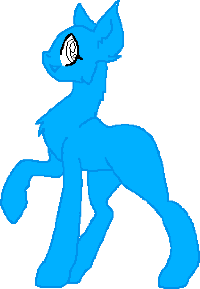 Blue_ Pony_ Vector_ Base.png PNG Image