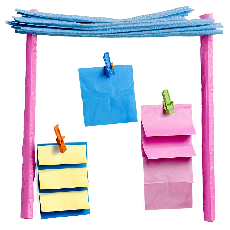 Blue Post It Note Png 86 PNG Image