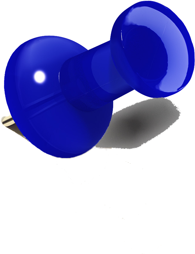 Blue Push Pin Shadow.png PNG Image