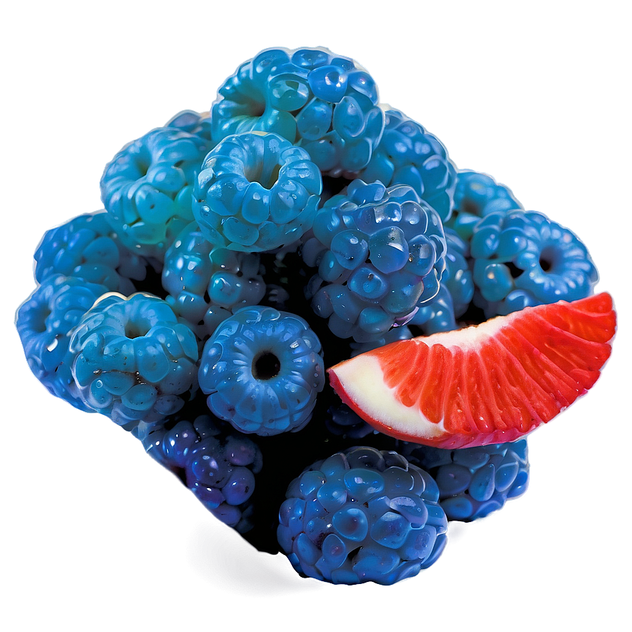 Blue Raspberry Burst Png Iic87 PNG Image