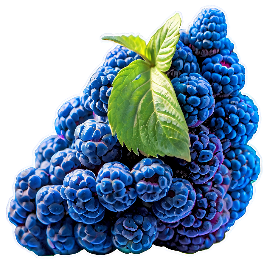 Blue Raspberry Enchantment Png 06212024 PNG Image