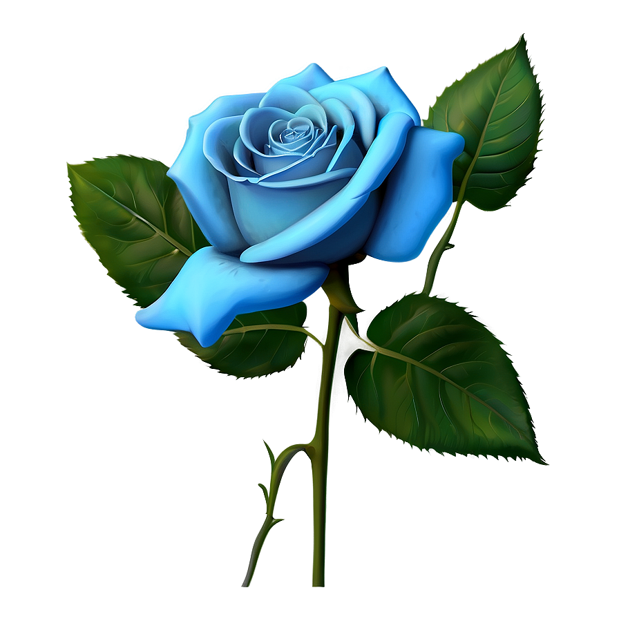 Blue Rose Bloom Png Yjo PNG Image