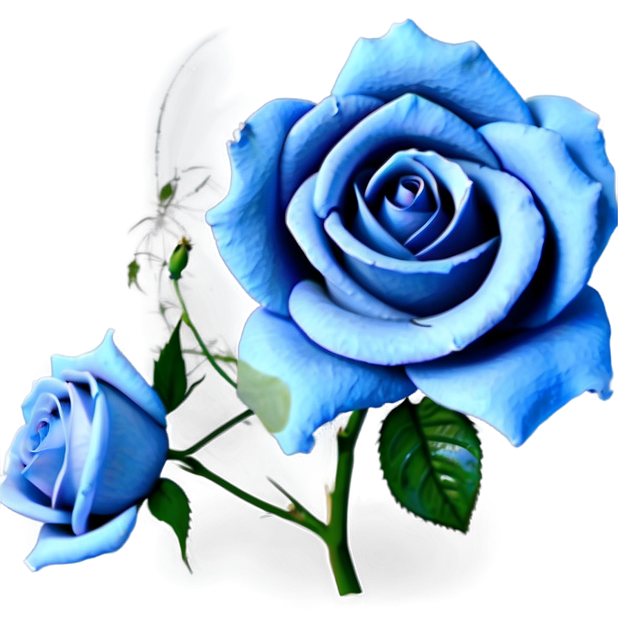 Blue Rose Pattern Png Eyn PNG Image