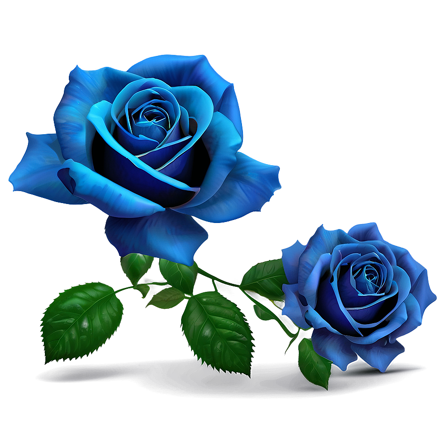 Blue Rose Png Wjw PNG Image