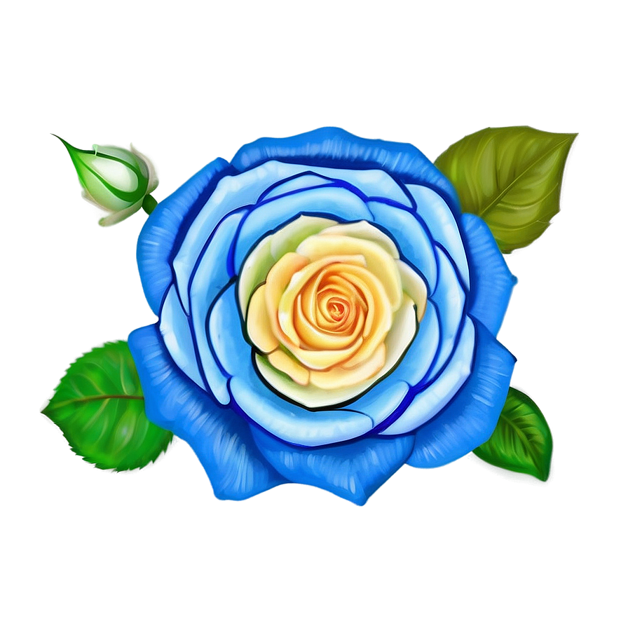 Blue Roses Fantasy Png Cvo15 PNG Image