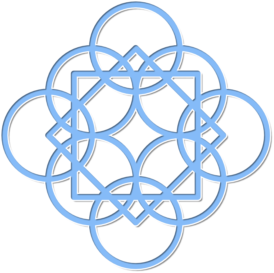 Blue_ Sacred_ Geometry_ Pattern PNG Image