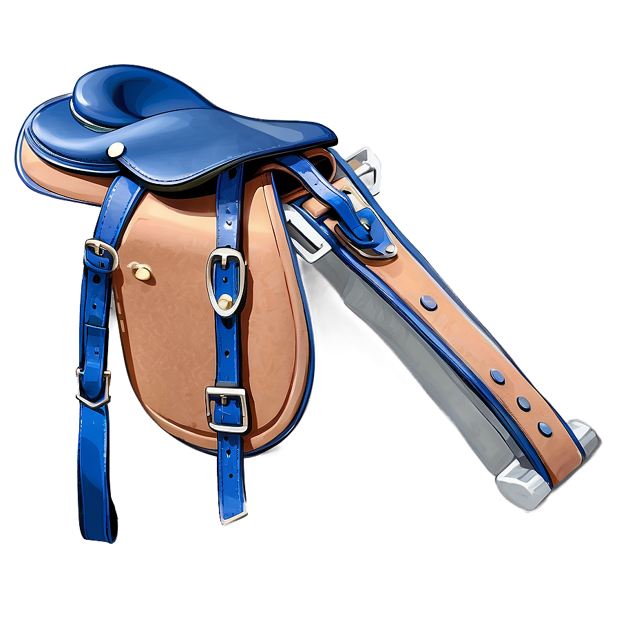 Blue Saddle Png 06292024 PNG Image