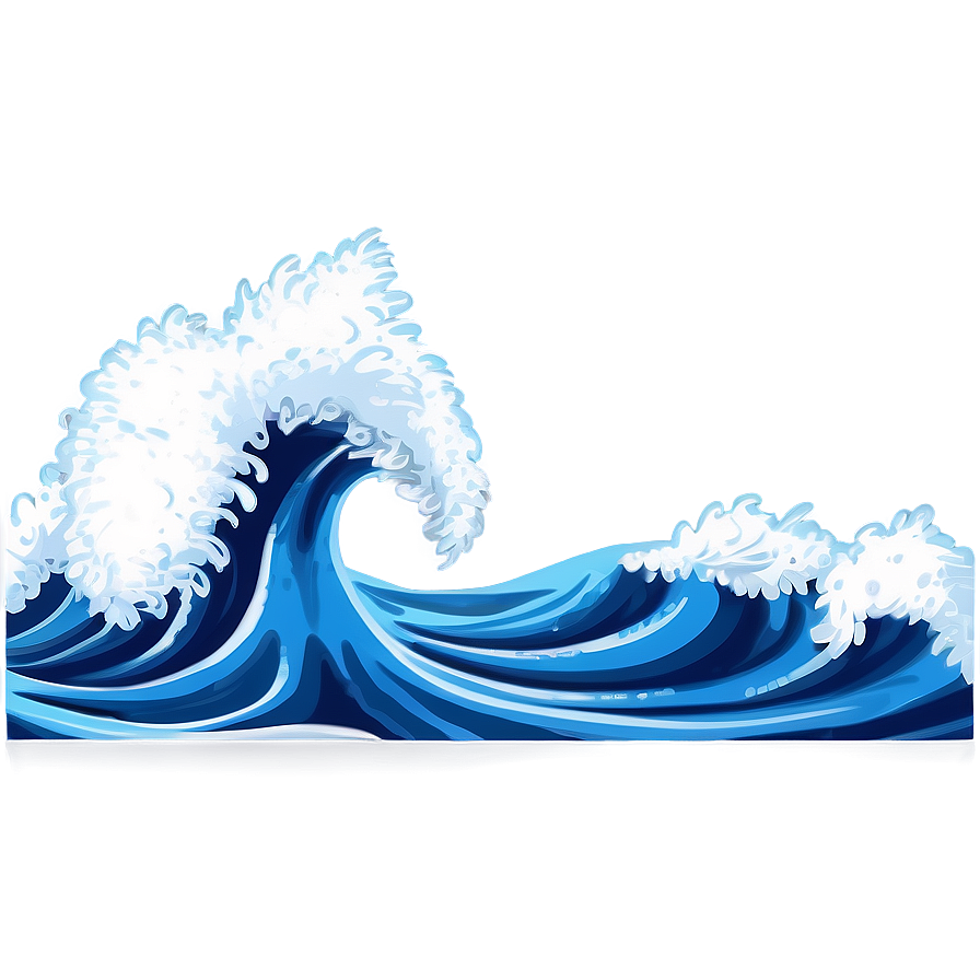 Blue Sea Wave Png Mhw PNG Image