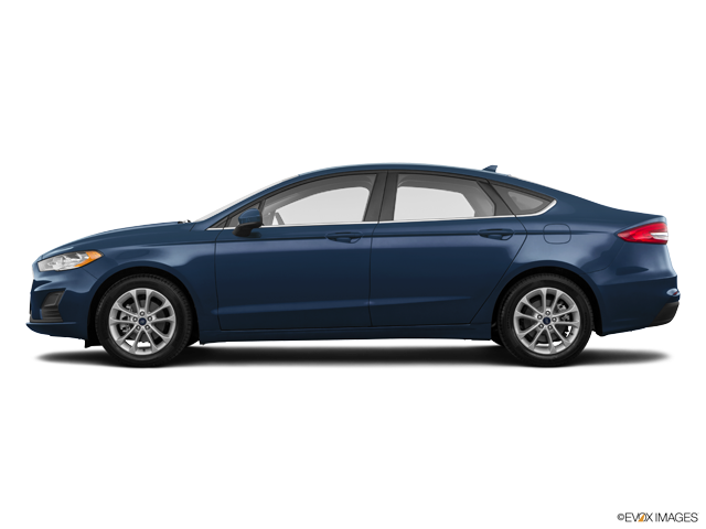 Blue Sedan Side View PNG Image