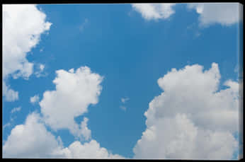 Blue Sky White Clouds PNG Image