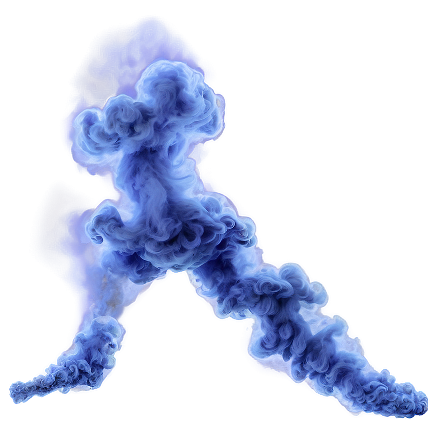 Blue Smoke Aura Png Avl22 PNG Image