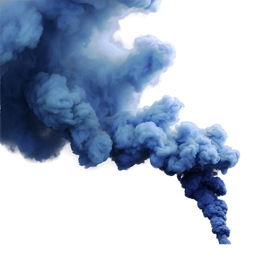 Blue Smoke Cloud Png Dck PNG Image