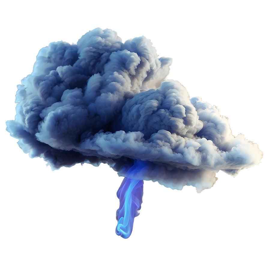 Blue Smoke Cloud Png Kae92 PNG Image