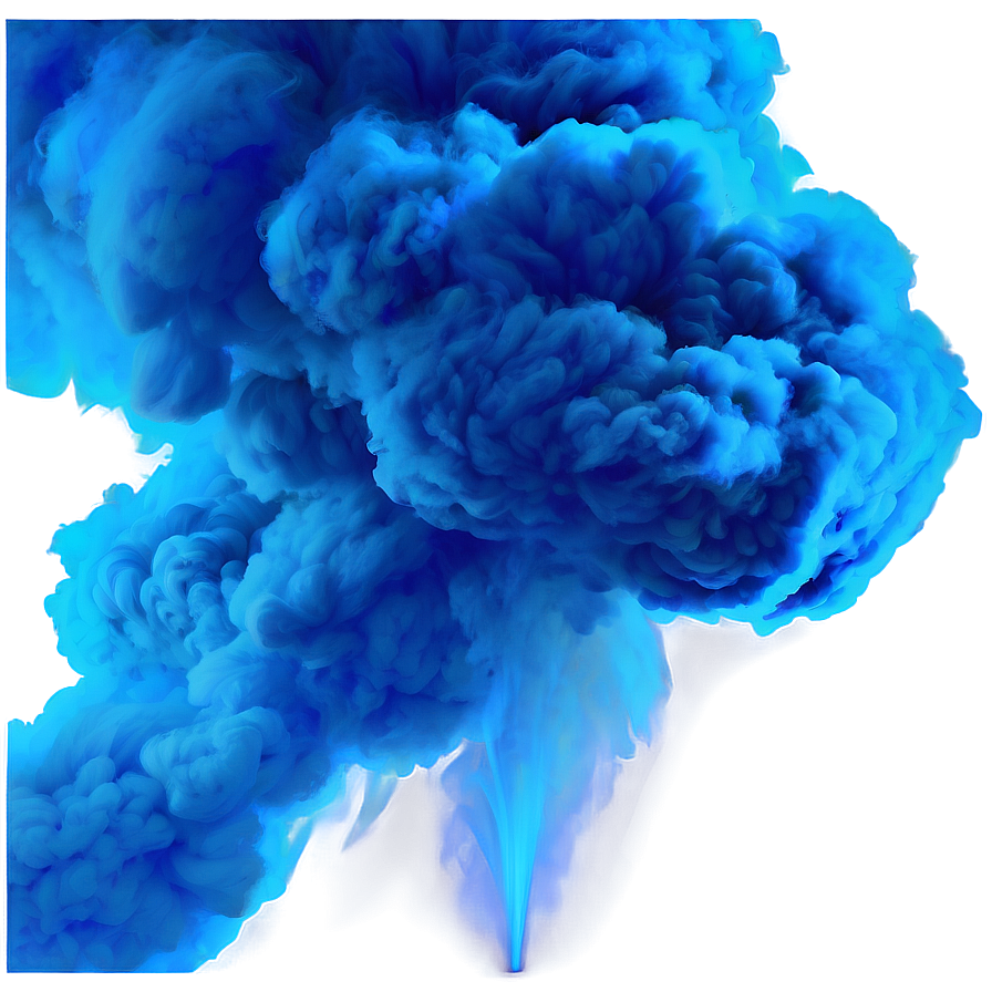 Blue Smoke Cloud Png Urh PNG Image