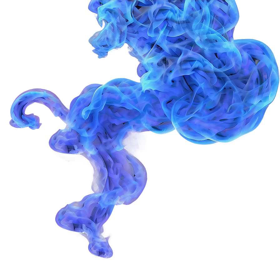 Blue Smoke Effect Png Ioh PNG Image