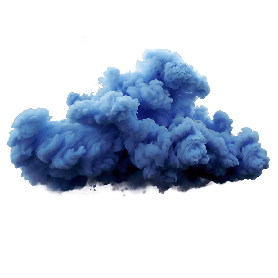 Blue Smoke Explosion Png 70 PNG Image