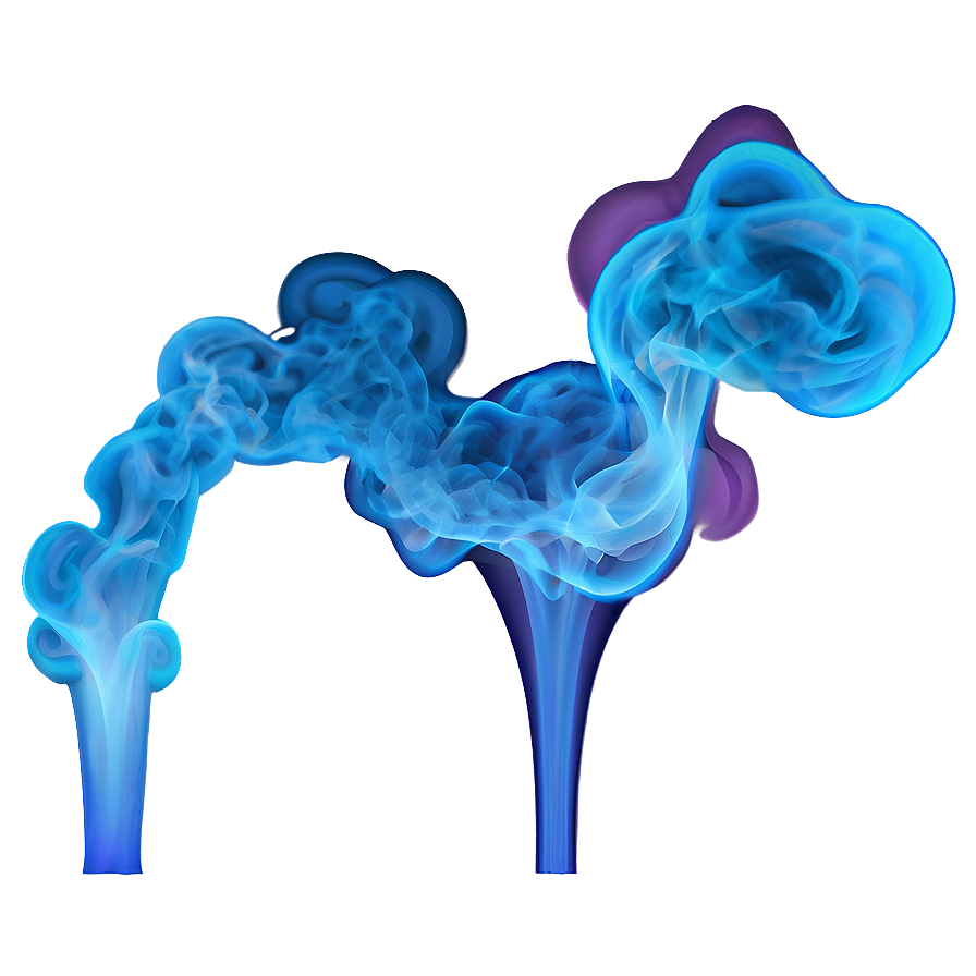 Blue Smoke Flow Png Jbv PNG Image