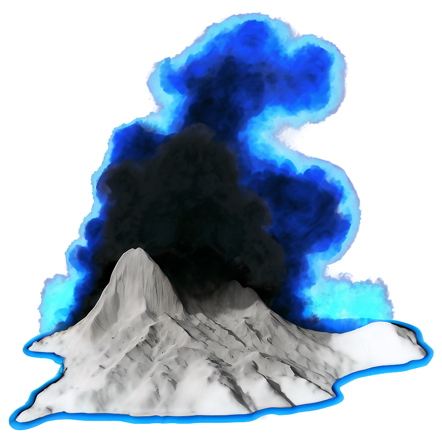 Blue Smoke Mirage Png Xlu PNG Image