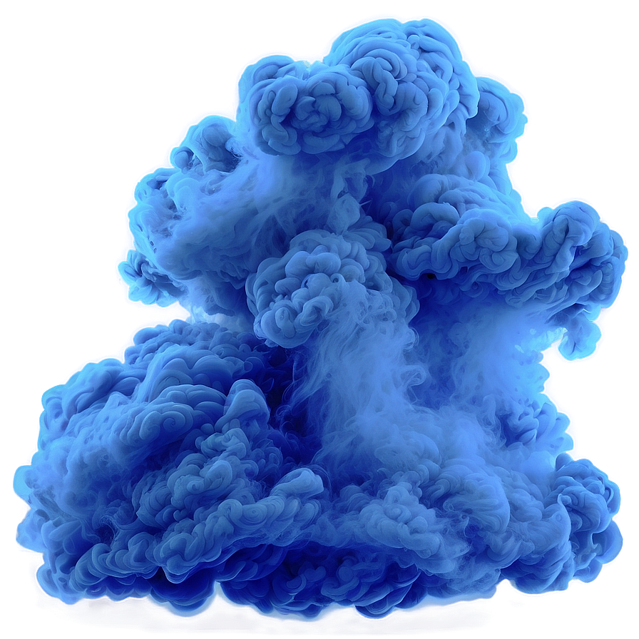 Blue Smoke Mist Png Vsr35 PNG Image