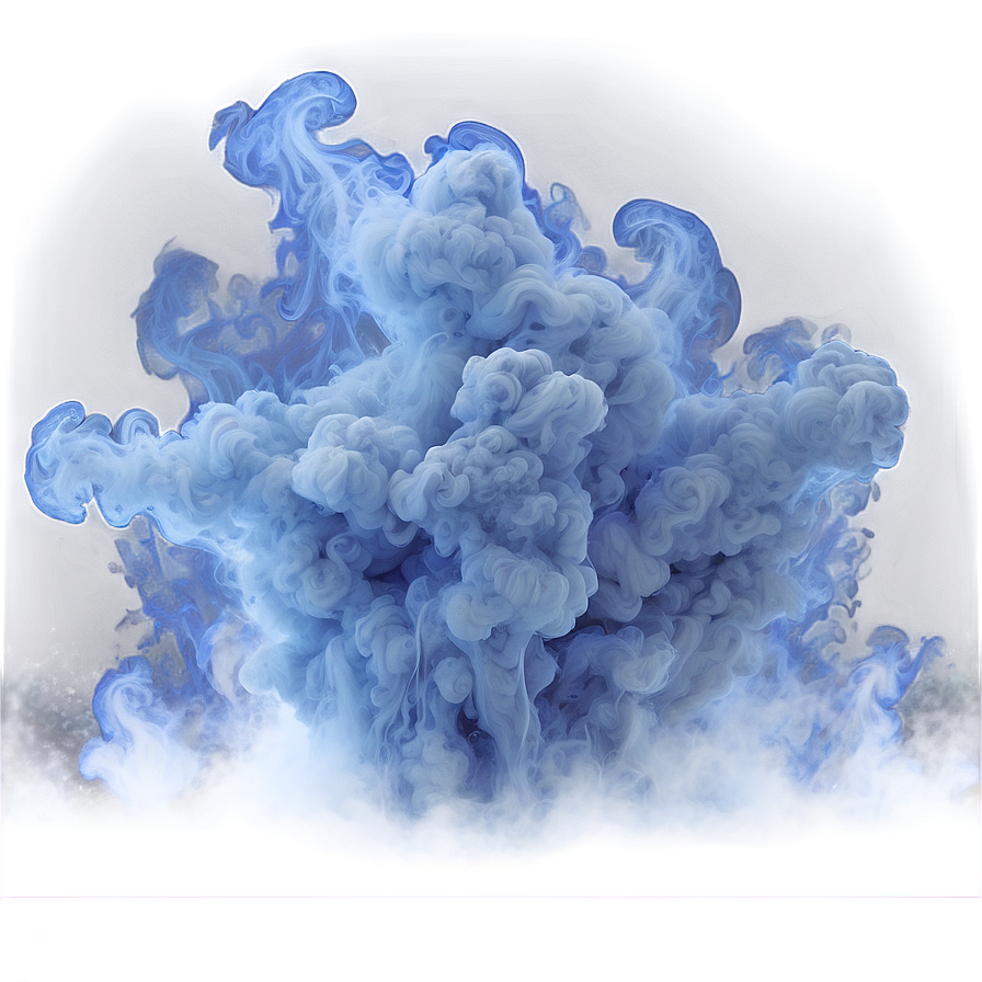 Blue Smoke Phenomenon Png Csl66 PNG Image