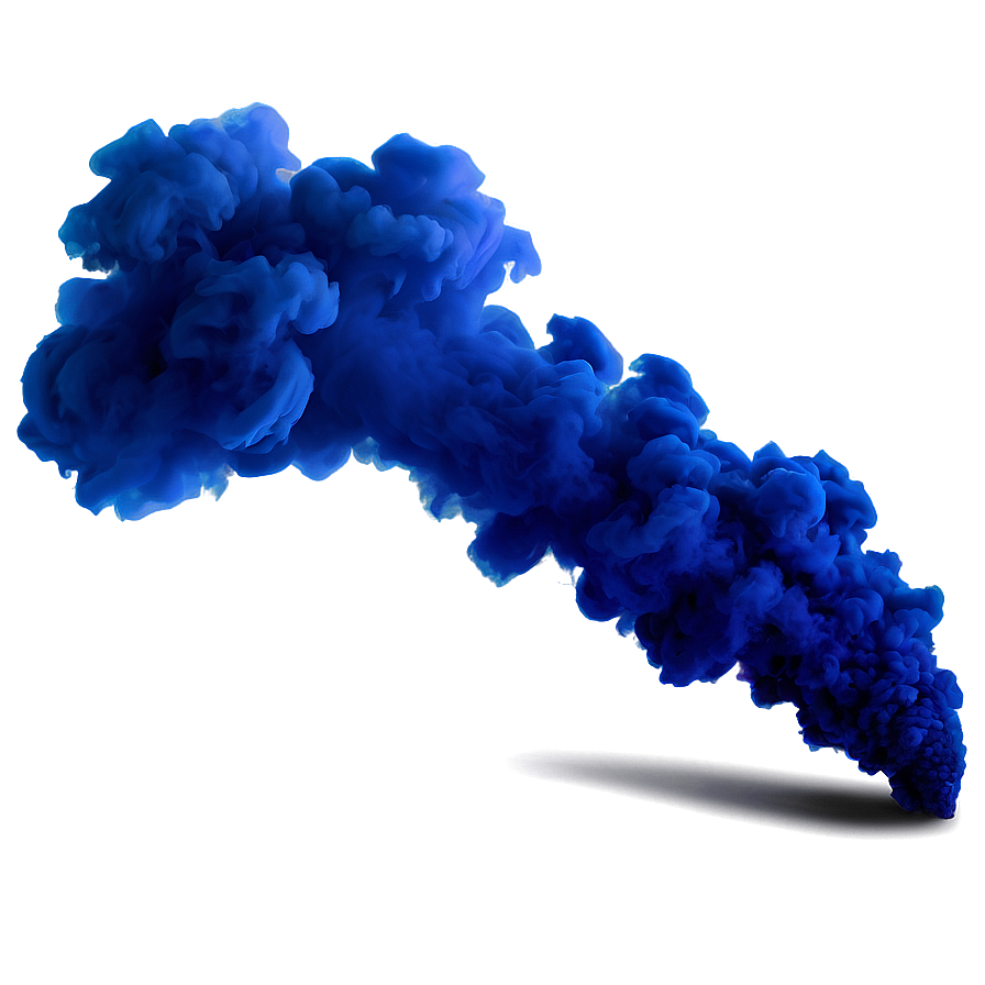 Blue Smoke Plume Png Qkc PNG Image