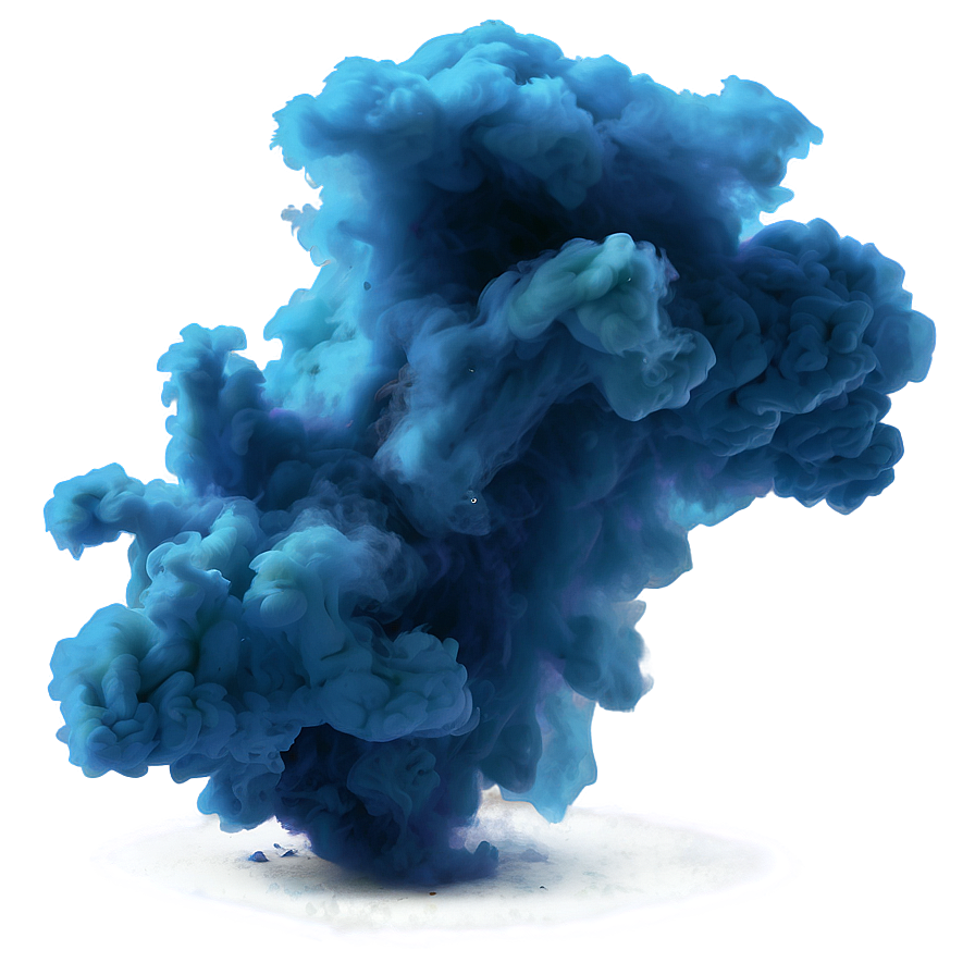 Blue Smoke Splash Png 22 PNG Image