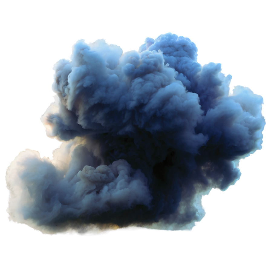 Blue Smoke Storm Png 05232024 PNG Image