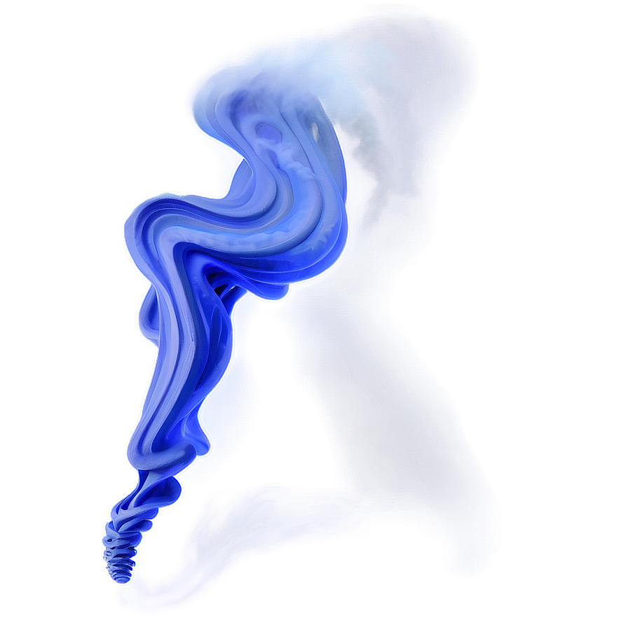 Blue Smoke Swirl Png 4 PNG Image