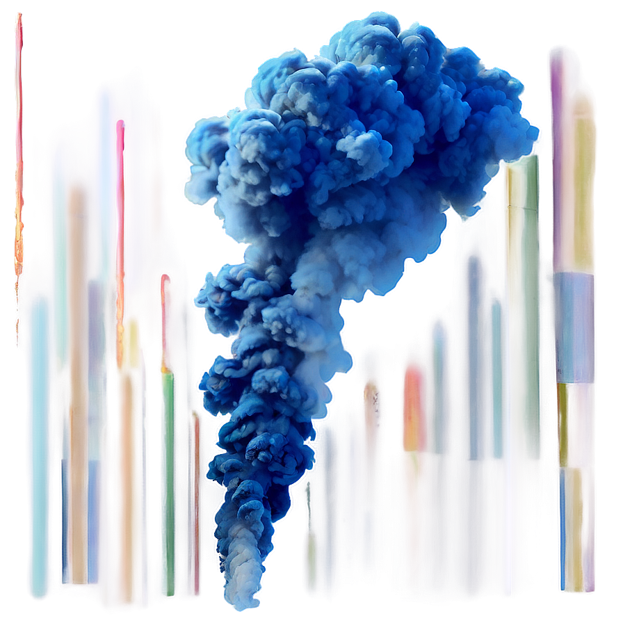 Blue Smoke Trail Png Uvh PNG Image