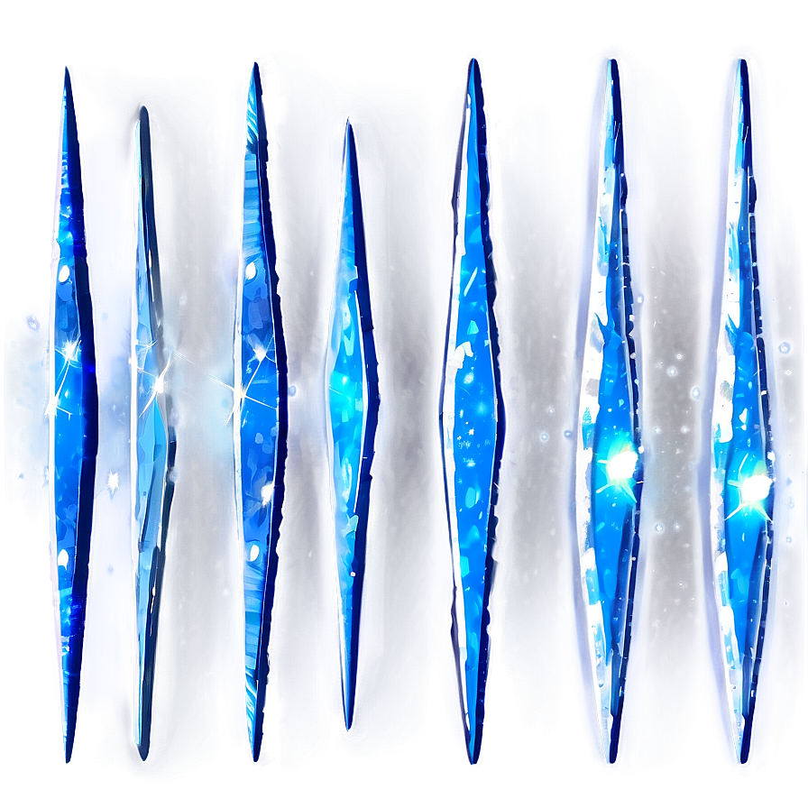 Blue Sparkle B PNG Image