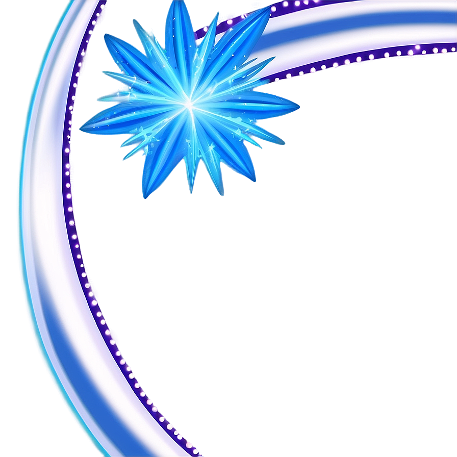 Blue Sparkle Border Png 88 PNG Image