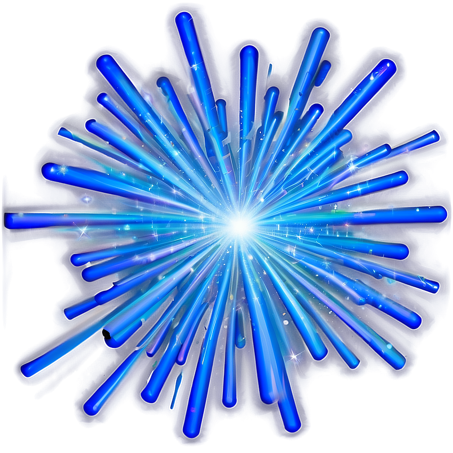 Blue Sparkle C PNG Image