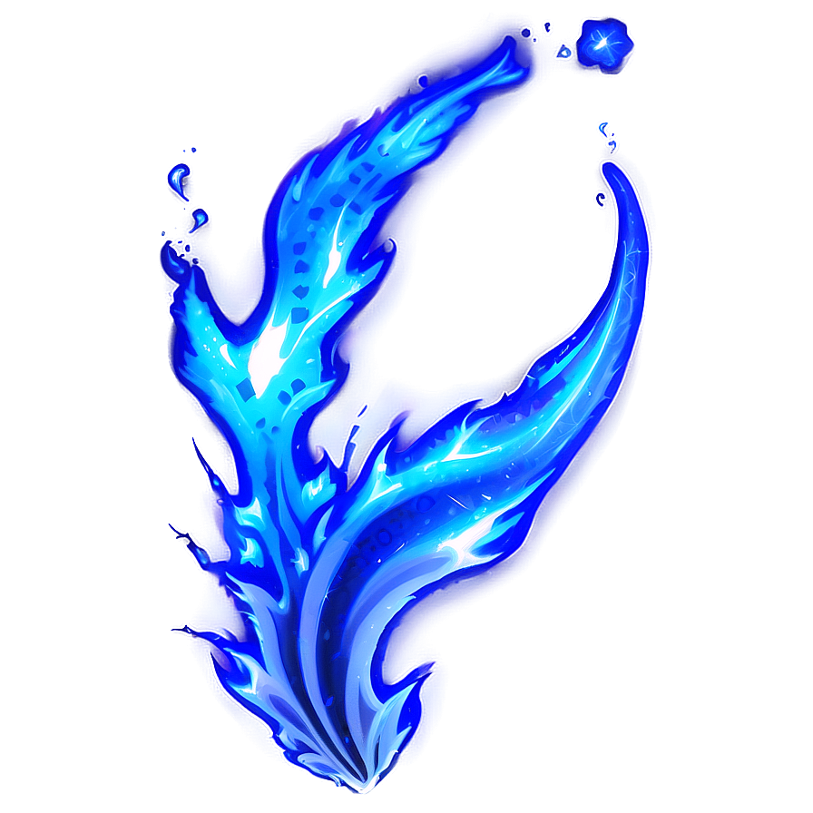 Blue Sparkle Fire Png 06262024 PNG Image