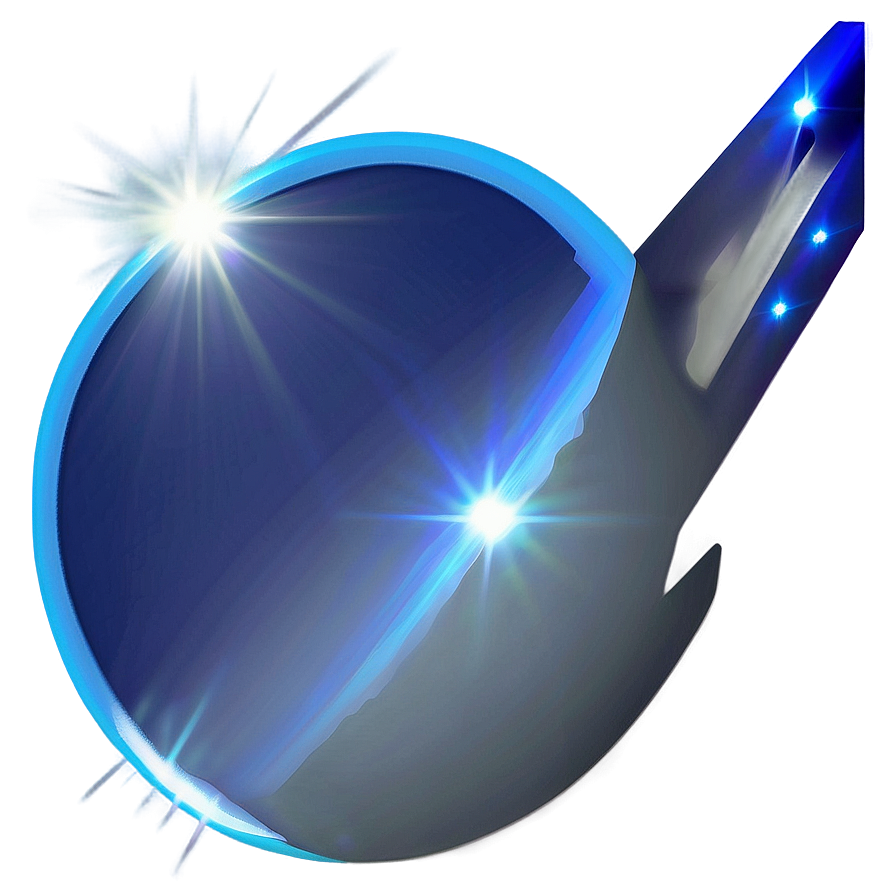 Blue Sparkle Lens Flare Png Mai PNG Image