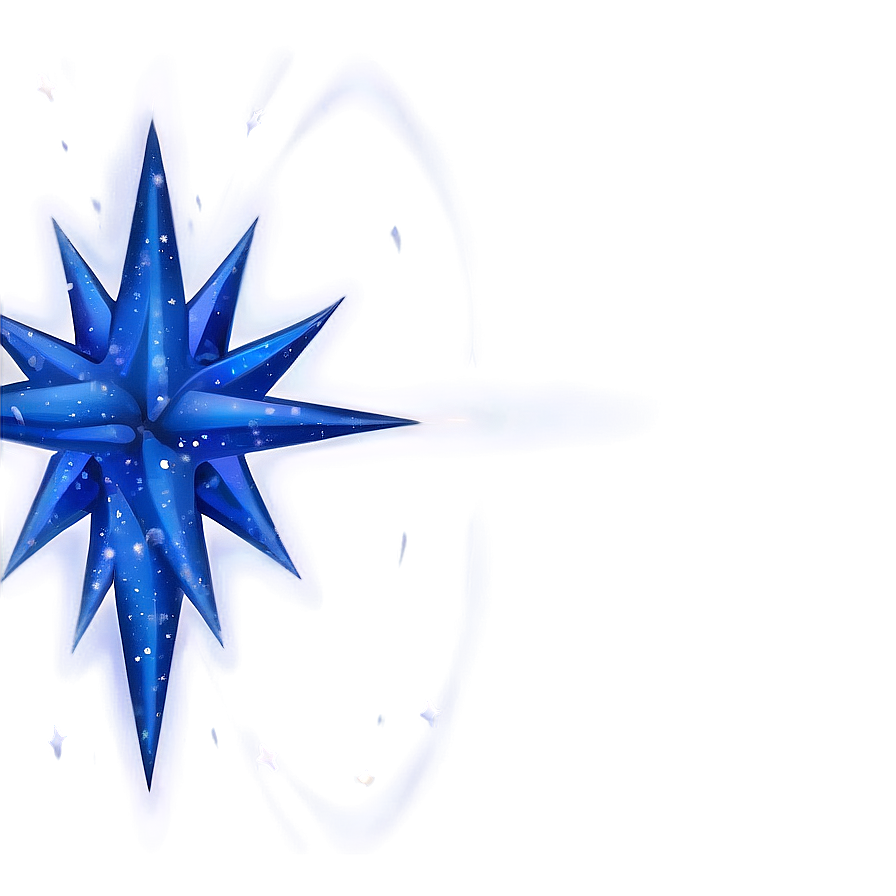 Blue Sparkle Star Png 93 PNG Image